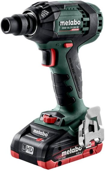 Metabo SSW 18 LTX 300 akumulatorski udarni odvijač, BL, broj priloženih akumulatora 2