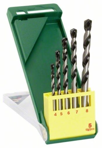 Bosch 2607019445 set spiralnih burgija za beton, 5 delova