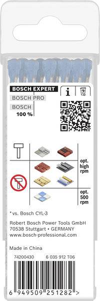 Bosch 2608902283 višenamenska burgija, 10 delova