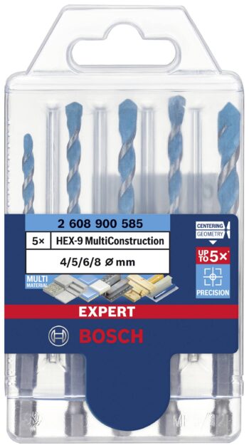 Bosch HEX-9 2608900585 set višenamenskih burgija, 5 delova