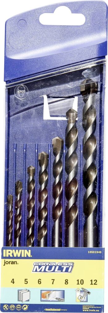 Irwin Tools 10501940 višenamenska burgija, 7 delova