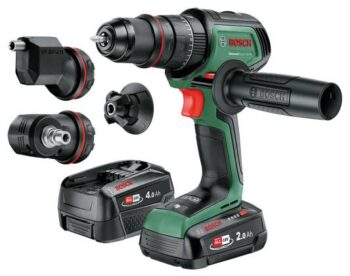 Bosch Home and Garden AdvancedImpact 18V-80 QuickSnap akumulatorska udarna bušilica, dužina 203 mm, akumulatorski, kapacitet akumulatora 4 Ah