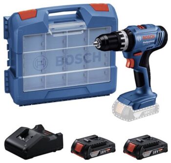 Bosch Professional GSB 18V-25 akumulatorska udarna bušilica-odvijač, akumulatorski, kapacitet akumulatora 2 Ah