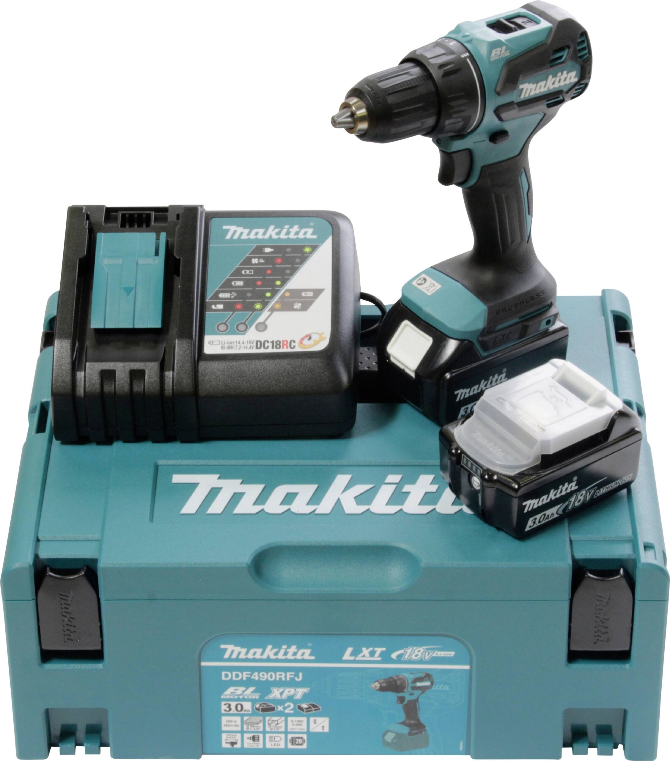 Makita DDF490RFJ akumulatorska bušilica-odvijač