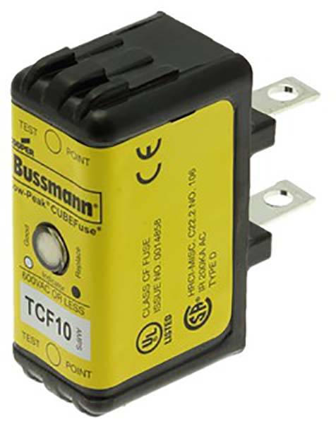 Eaton TCF10 1-polni 10 A 600 V 26 x 48 mm