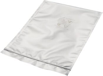 ESD kesa, srebrna, osigurana, dimenzije 254 mm x 152 mm