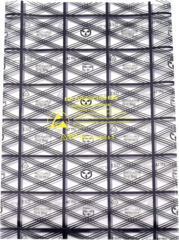 Quadrios ESD kesa, 10 delova, providna, provodna, dimenzije 127 mm x 203 mm