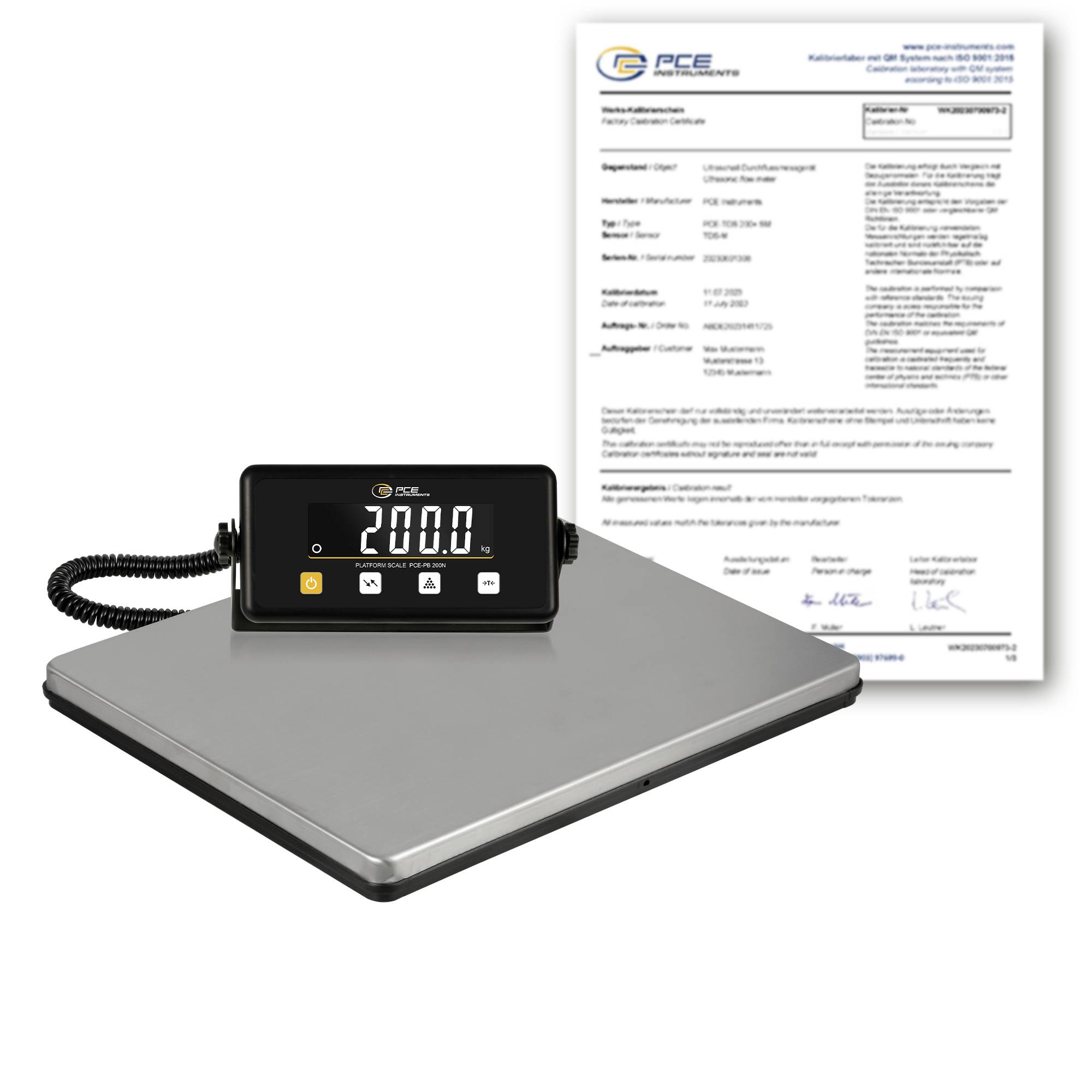 PCE Instruments PCE-PB 200N-ICA platformska vaga