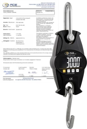 PCE Instruments PCE-HS 300N-ICA precizni viseća kranska vaga