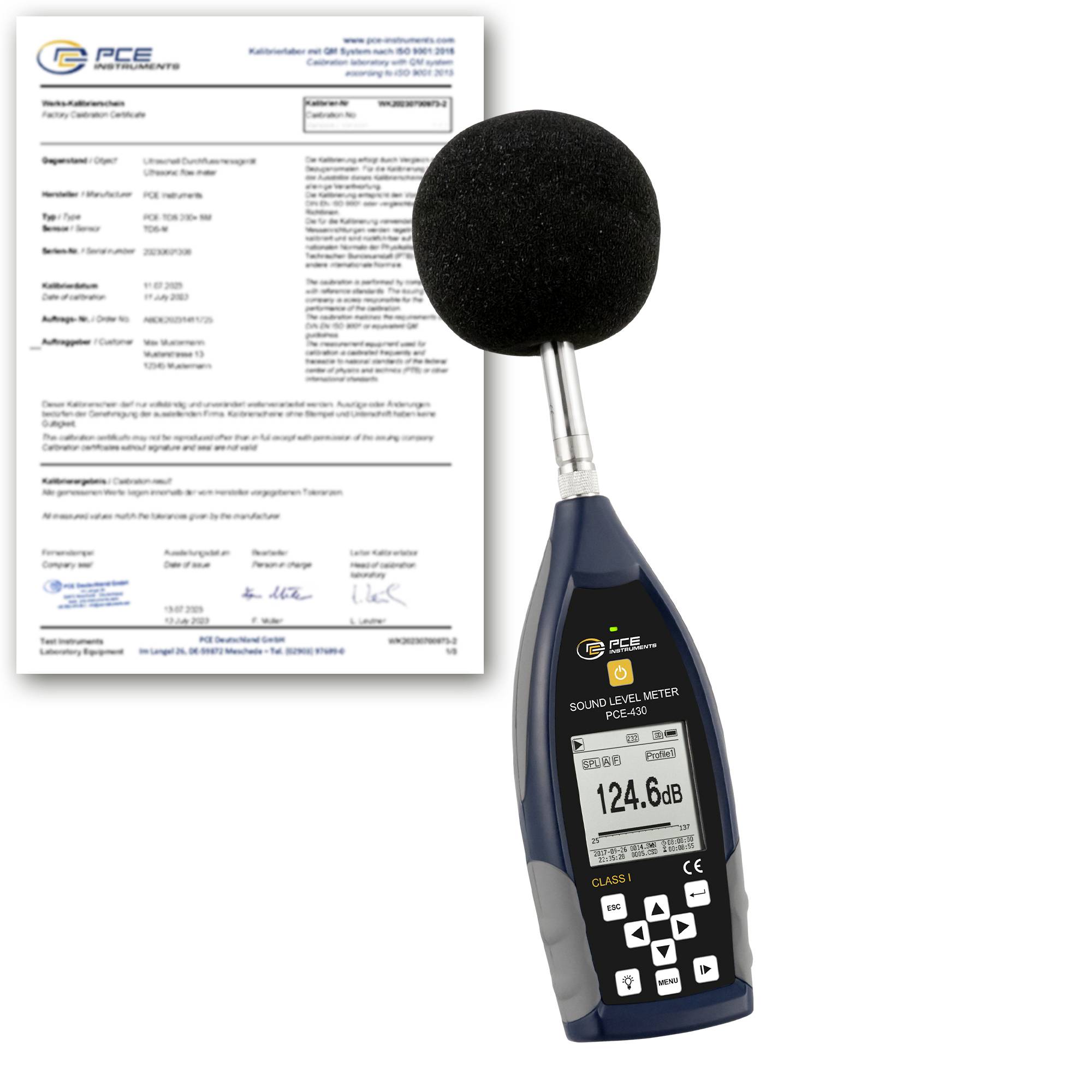 PCE Instruments PCE-430-ICA precizni merač buke