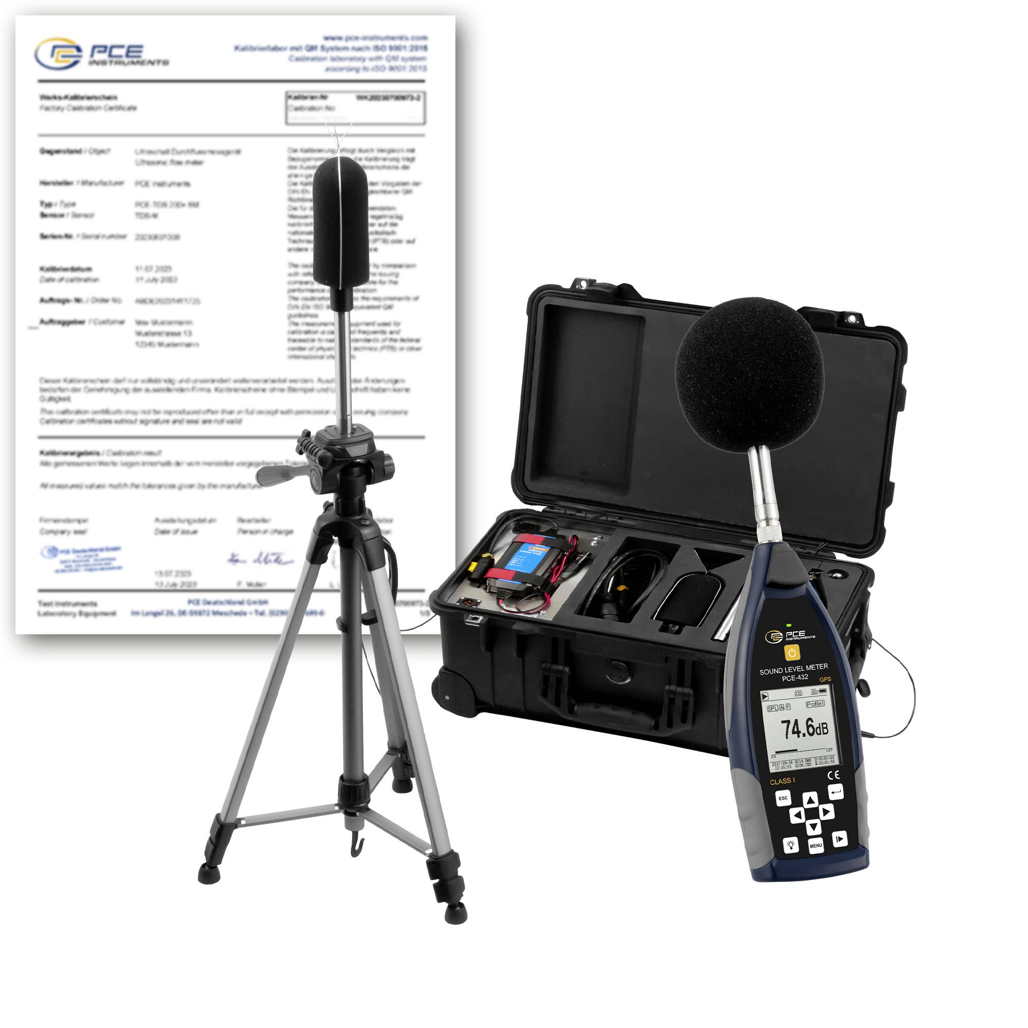 PCE Instruments PCE-432-EKIT-ICA precizni merač buke