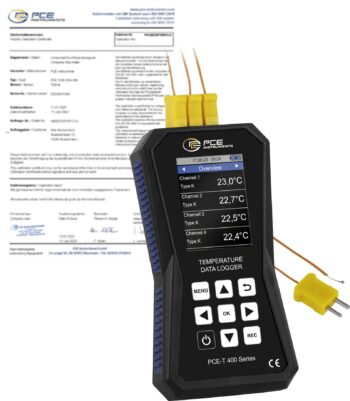 PCE Instruments PCE-T 420-ICA precizni zapisivač podataka o temperaturi