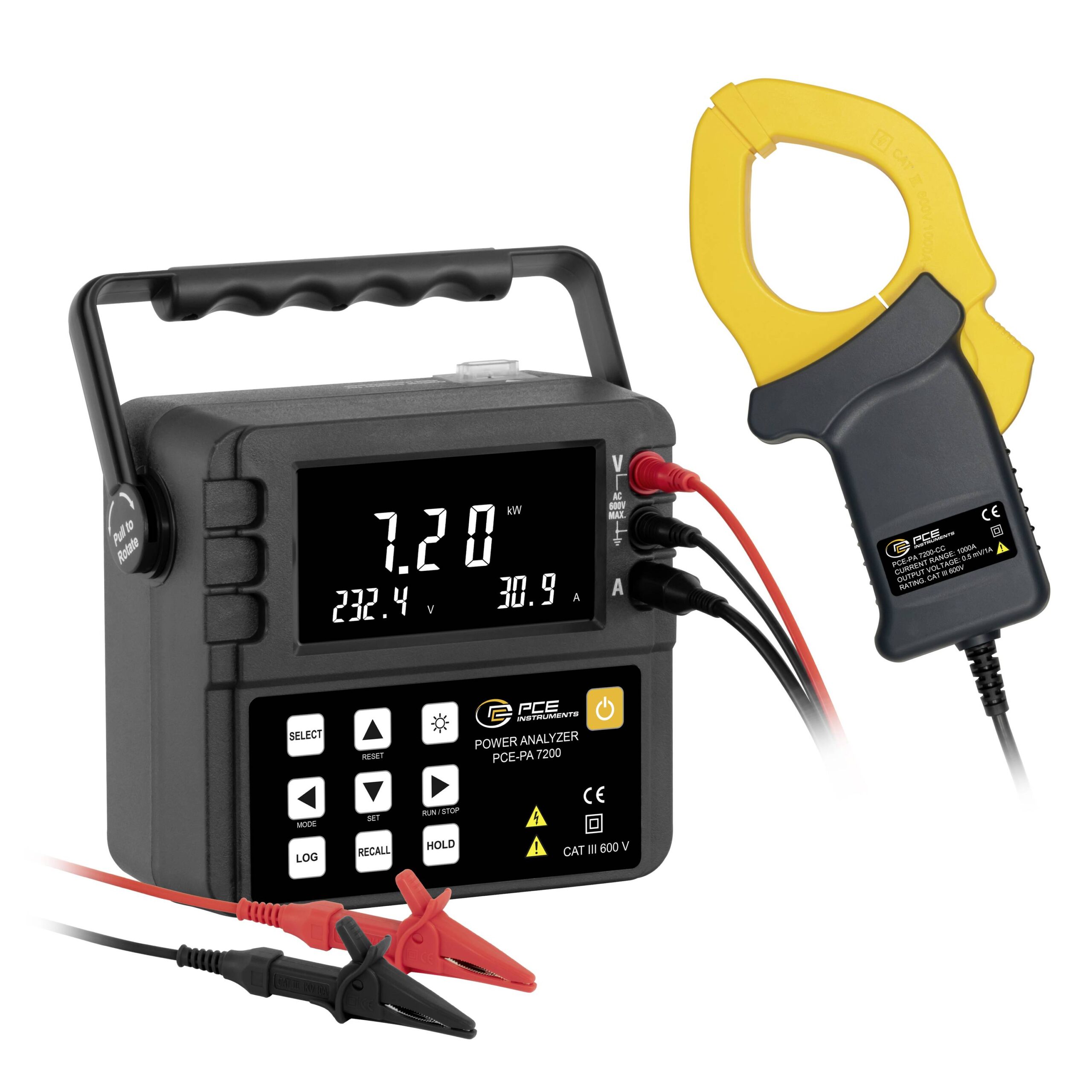 PCE Instruments PCE-PA 7200 analizator električne mreže
