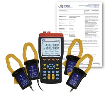PCE Instruments PCE-360-ICA analizator električne mreže, 10 delova