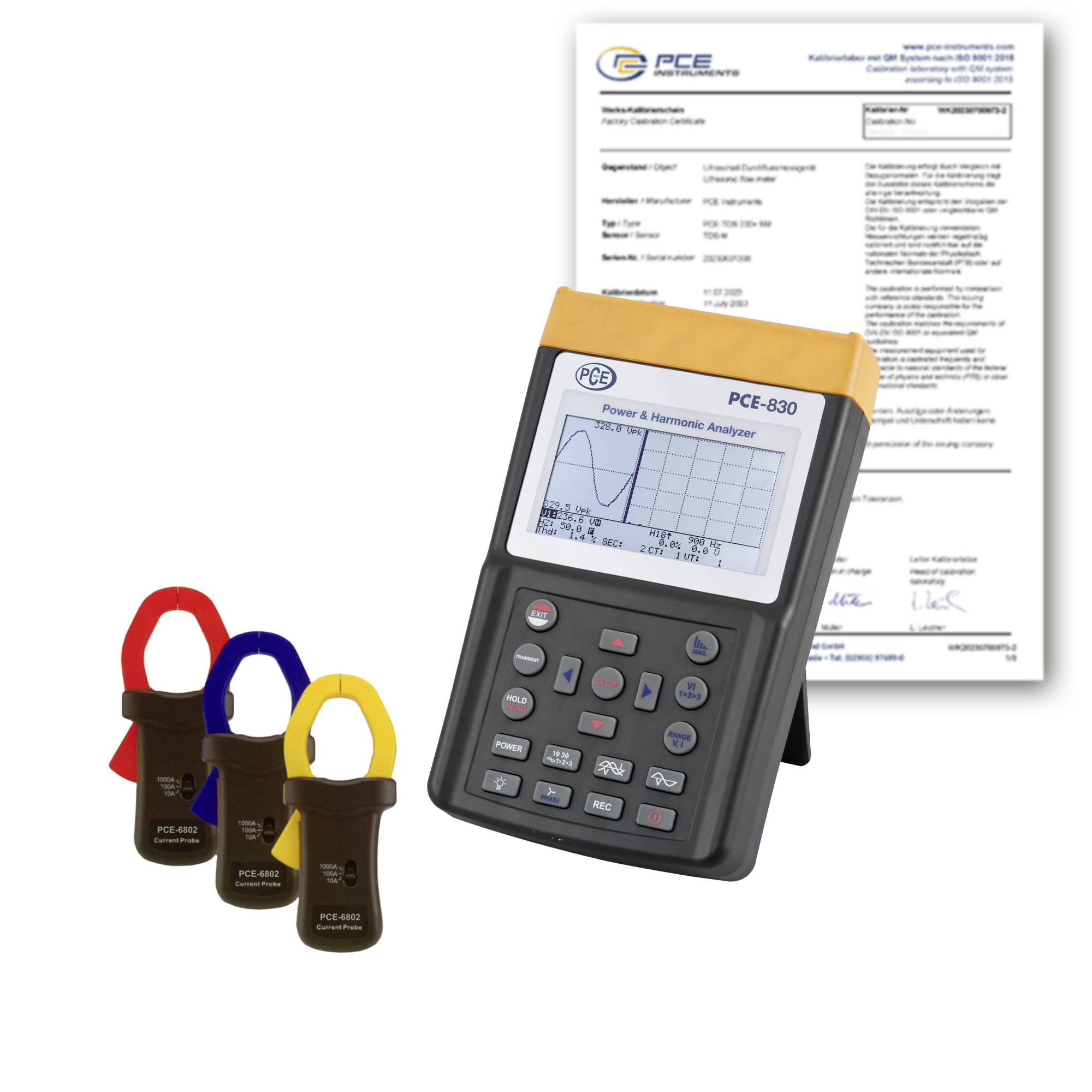 PCE Instruments PCE-830-2-ICA analizator električne mreže