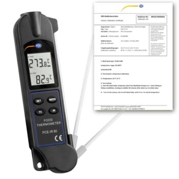 PCE Instruments PCE-IR 80-ICA infracrveni i ubodni termometar (HACCP)