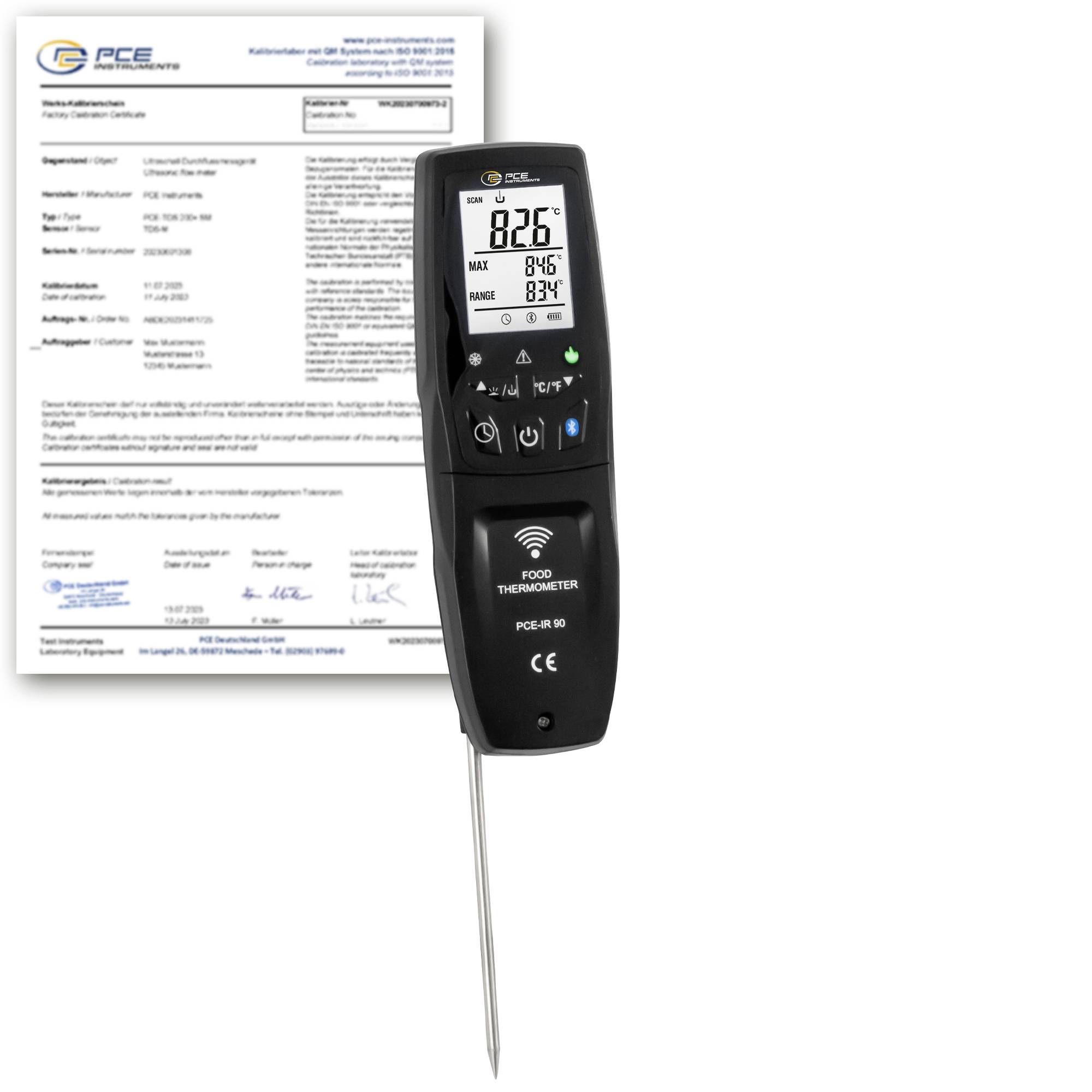 PCE Instruments PCE-IR 90-ICA ubodni termometar
