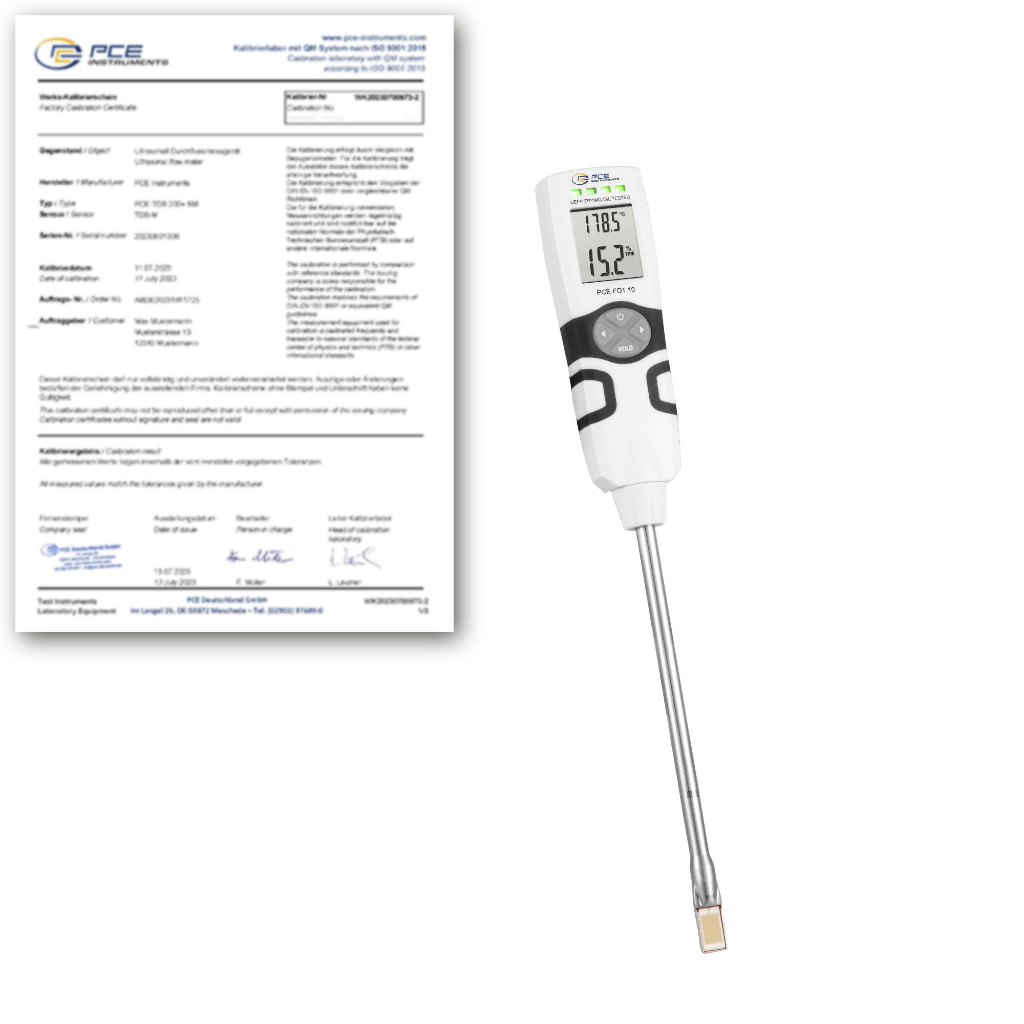 PCE Instruments PCE-FOT 10-ICA uređaj za merenje temperature