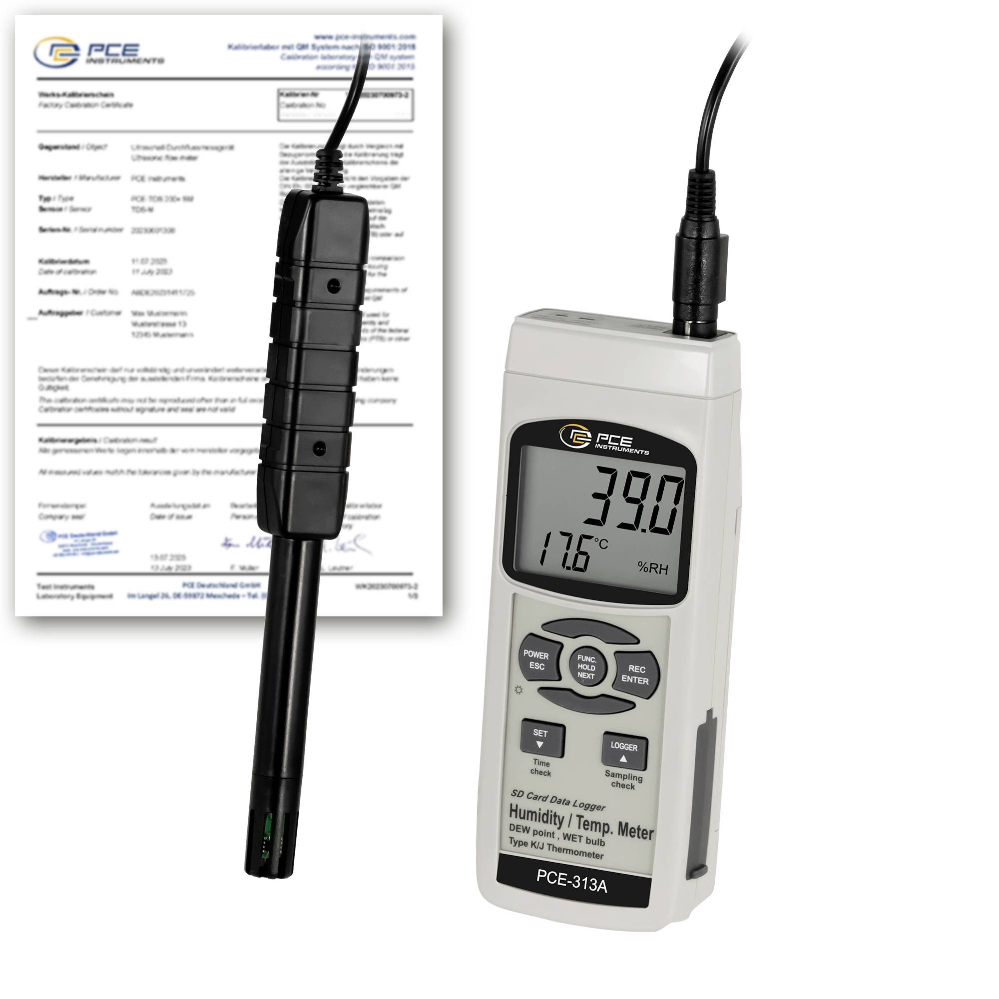 PCE Instruments PCE-313A-ICA zapisivač podataka temperature i vlažnosti