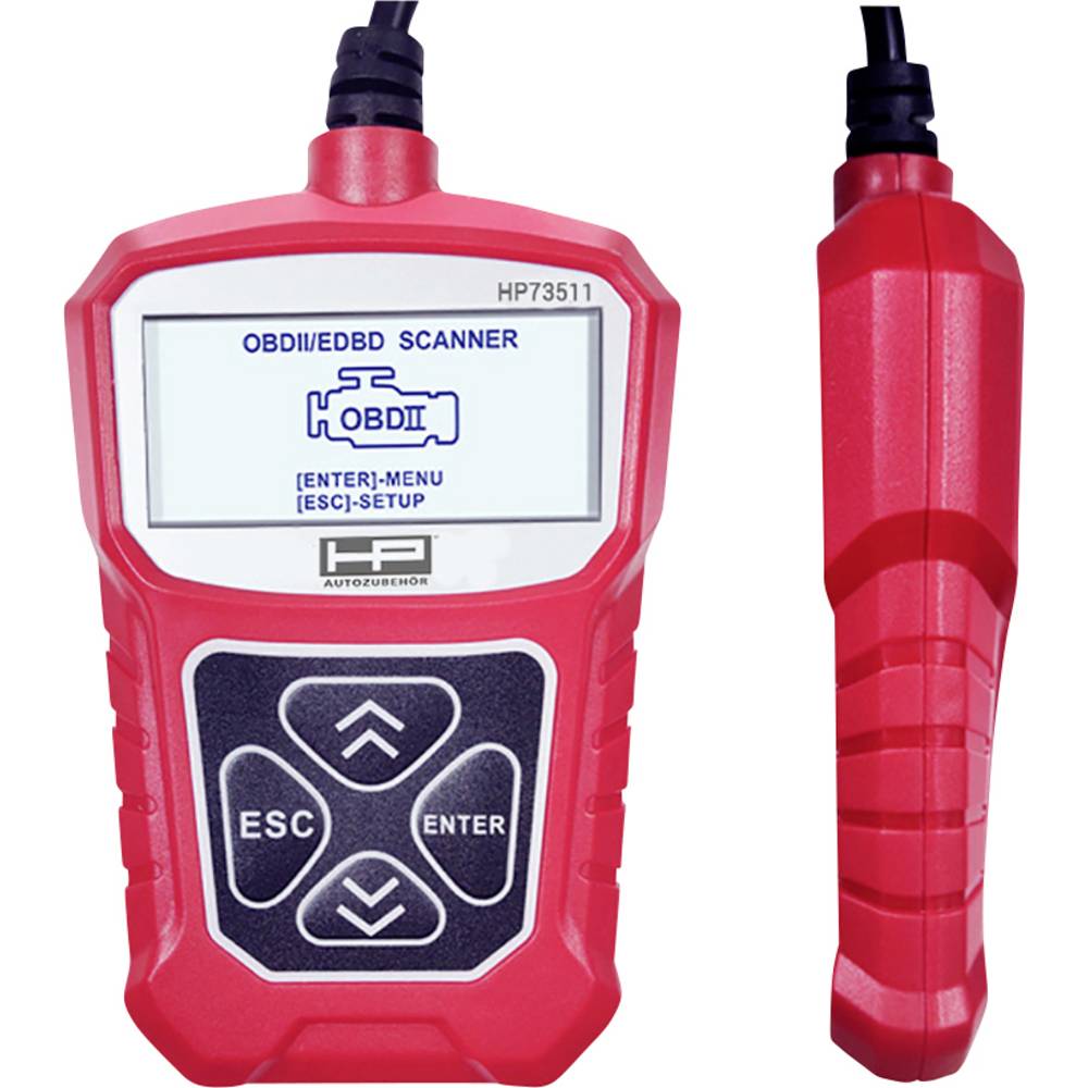 HP Autozubehör 75311 OBD2 dijagnostički uređaj, čitanje i brisanje grešaka, kabl 80 cm