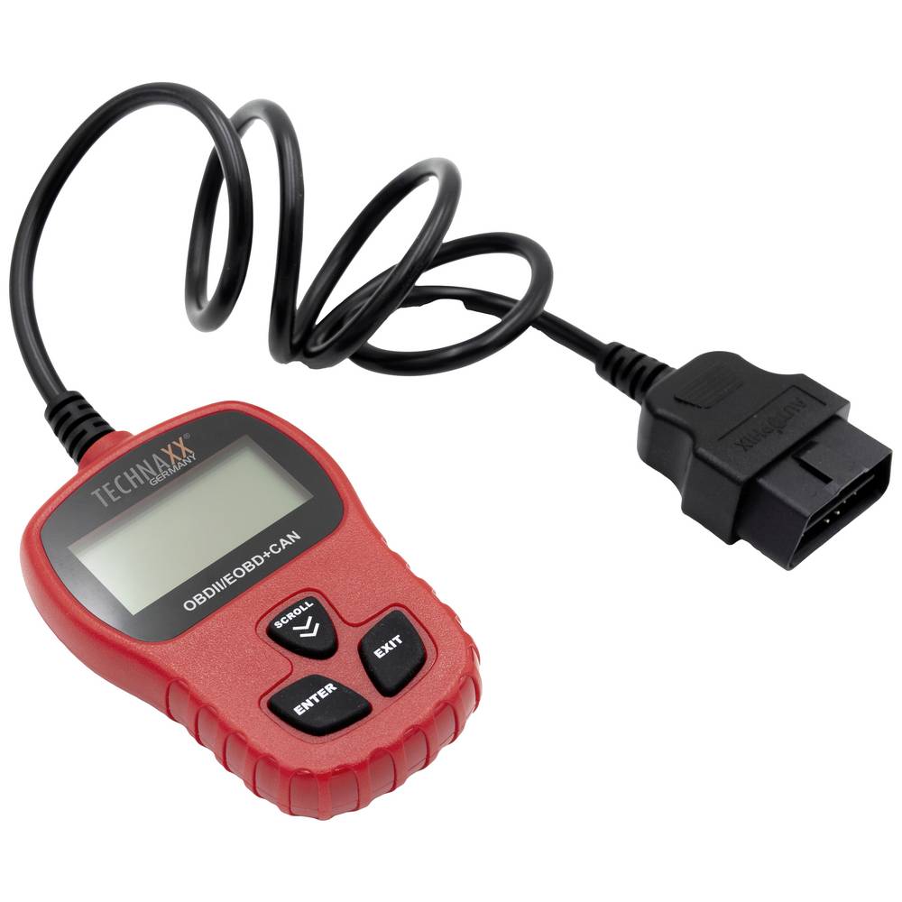 Technaxx TX-184 OBD2 čitač kodova grešaka, za vozila od 1996, I/M spremnost