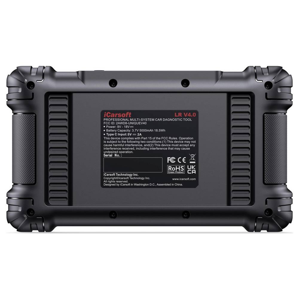 iCarsoft LR V4.0 dijagnostički uređaj za Jaguar i Land Rover, 38 servisnih funkcija, ekran 5"