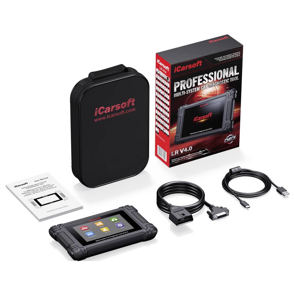 iCarsoft LR V4.0 dijagnostički uređaj za Jaguar i Land Rover, 38 servisnih funkcija, ekran 5"