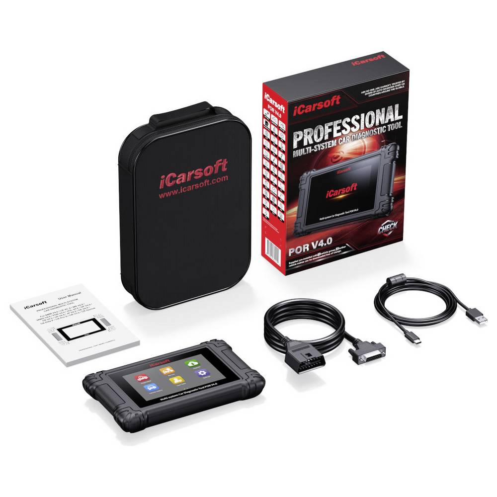 iCarsoft POR V4.0 dijagnostički uređaj za Porsche, dijagnostika na nivou PIWIS, ekran 5"