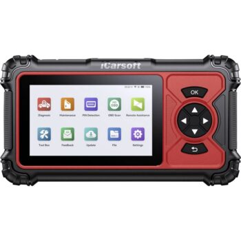 iCarsoft HD V4.0 dijagnostički uređaj za teretna vozila i radne mašine, 37 marki, J1708/J1939, ekran 5