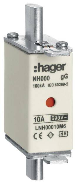 Hager LNH00010M6 10A 690V