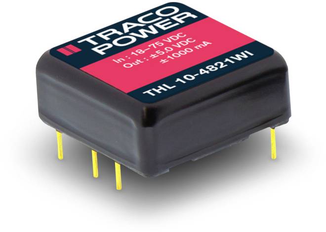 TracoPower THL 10-4822WI DC/DC napajanje - ispravljač za štampanu ploču 48 V/DC 12 V/DC, -12 V/DC 416 mA 10 W Broj izlaza: 2 x.