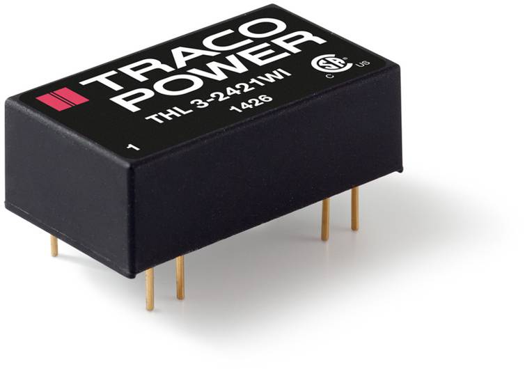 TracoPower THL 3-2410WI DC/DC napajanje - ispravljač za štampanu ploču 24 V/DC 3.3 V/DC 600 mA 3 W Broj izlaza: 1 x.