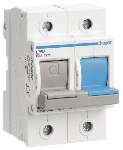 Hager L75M 1-polni 63A