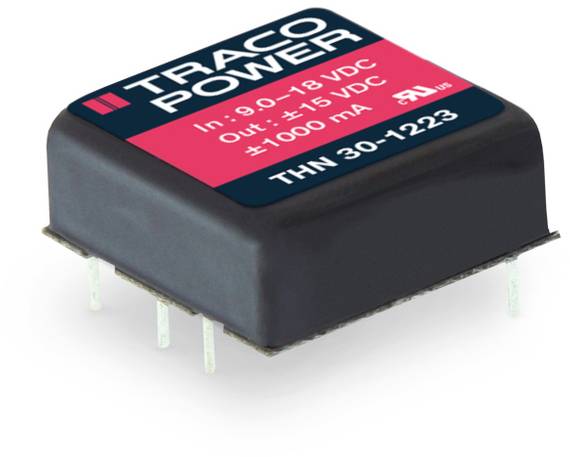 TracoPower THN 30-2413 DC/DC napajanje - ispravljač za štampanu ploču 24 V/DC 15 V/DC 2.5 A 30 W Broj izlaza: 1 x.