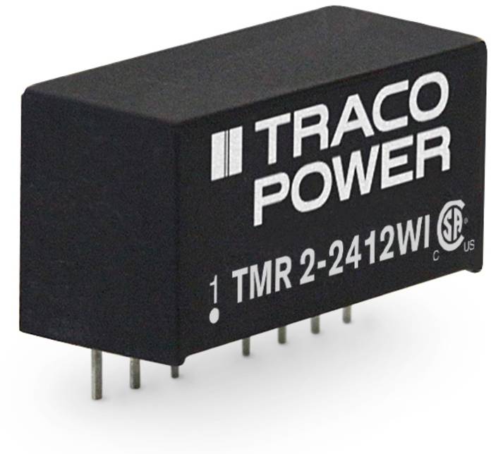 TracoPower TMR 2-2410WI DC/DC napajanje - ispravljač za štampanu ploču 24 V/DC 3.3 V/DC 500 mA 2 W Broj izlaza: 1 x.