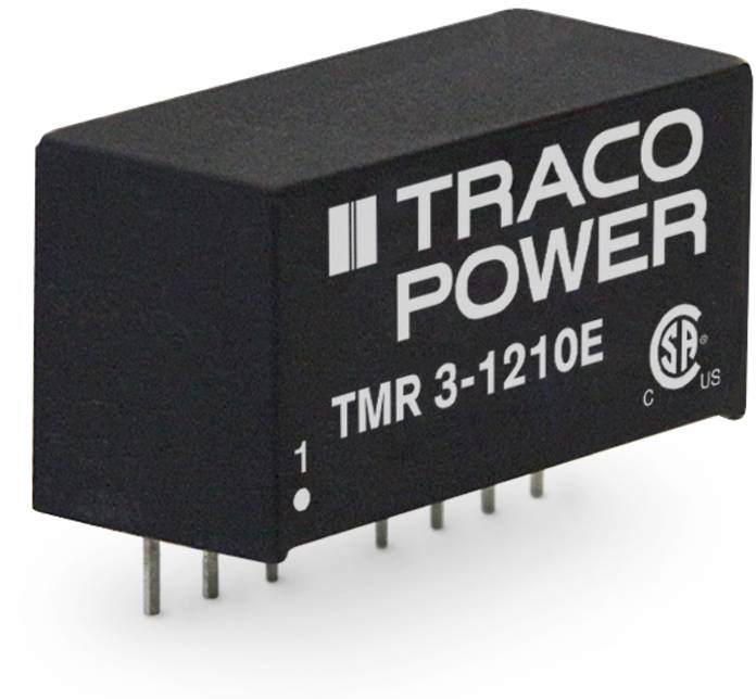 TracoPower TMR 3-0522E DC/DC napajanje - ispravljač za štampanu ploču 5 V/DC 12 V/DC, -12 V/DC 500 mA 3 W Broj izlaza: 2 x.