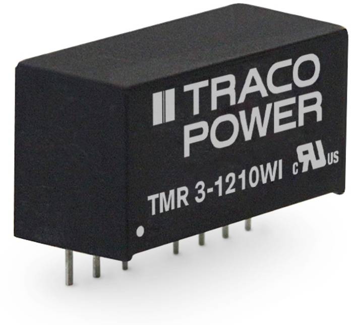 TracoPower TMR 3-1222WI DC/DC napajanje - ispravljač za štampanu ploču 12 V/DC 12 V/DC, -12 V/DC 500 mA 3 W Broj izlaza: 2 x.