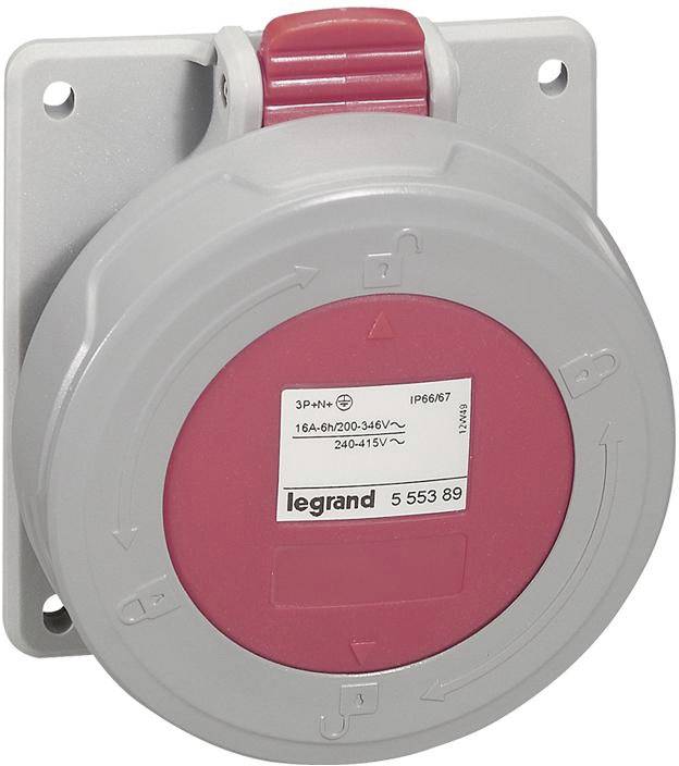 Legrand 555489 CEE montažna utičnica 32 A, 250 V/AC