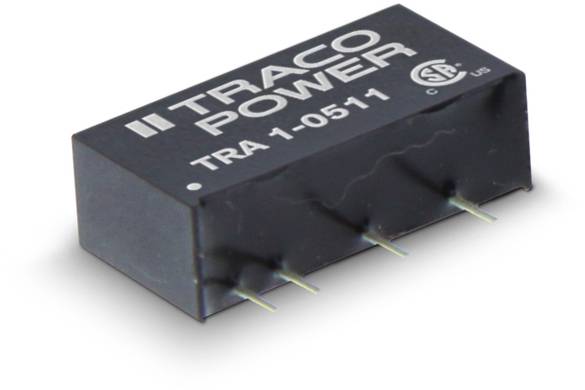 TracoPower DC/DC konvertor, ulaz 24V/DC, izlaz 5V/DC, 200mA, 1W, izolacija 1000V/DC