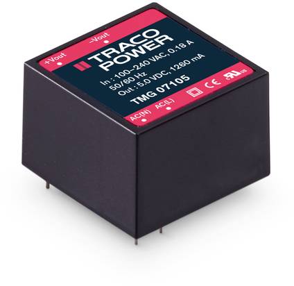 TracoPower AC/DC napajanje, ulaz 264V/AC, izlaz 48V/DC, 1,04A, 50W, 21,8 × 54,1 × 74,1mm