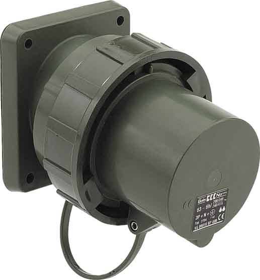 Bals Elektrotechnik 2704 CEE montazni utikac 63 A 240/415 V 5-polni IP67 50/60 Hz 6h