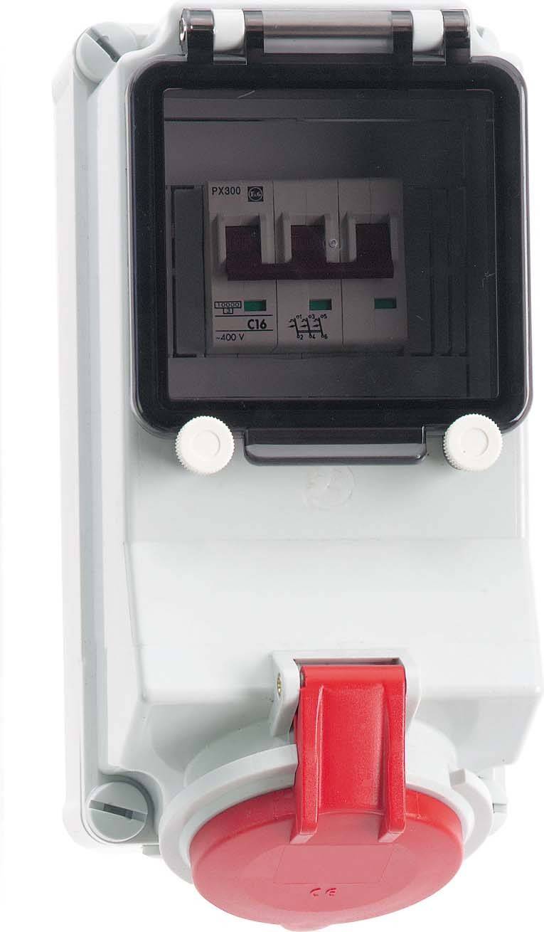 Bals Elektrotechnik 1597 CEE zidna uticnica 32 A 240/415 V 5-polni IP44 50/60 Hz 6h