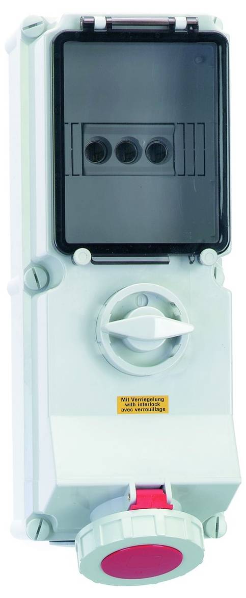 Bals Elektrotechnik 17543 CEE zidna uticnica 63 A 380 - 415 V 3-polni IP67 50/60 Hz 6h