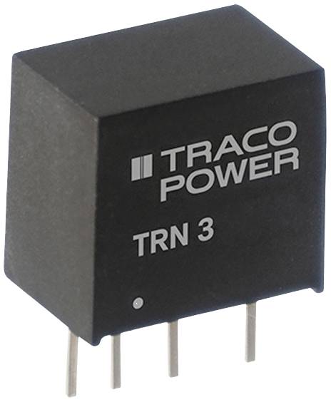 TracoPower DC/DC konvertor, ulaz 24V/DC, izlaz +12V/DC / -12V/DC, 125mA, 3W, izolacija 1600V/DC