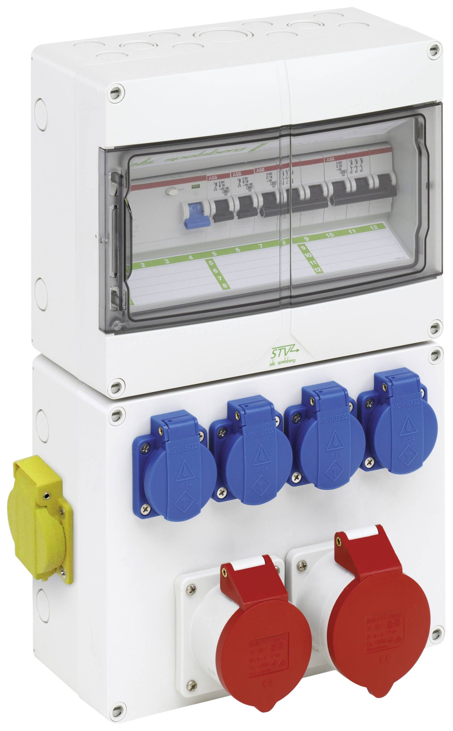 Spelsberg 1224-K-LAN CEE električni razdelnik 32 A, 400 V