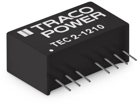 TracoPower DC/DC konvertor, ulaz 24V/DC, izlaz 15V/DC, 134mA, 2W, izolacija 1600V/DC, kućište SIL-8