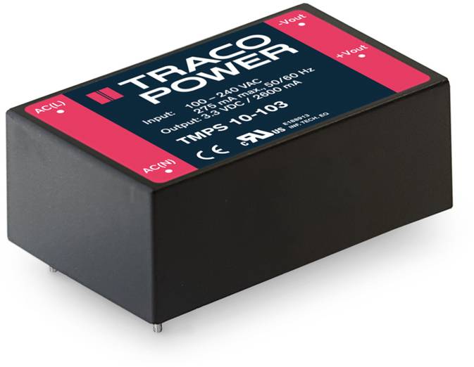 TracoPower TMPS 10-103 prekidačko napajanje 3.3 V/DC 2.6 A 8.6 W
