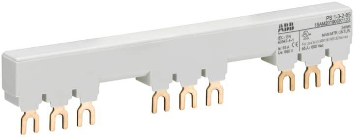 ABB 1SAM201906R1123 PS1-3-2-65 3-fazno vod za 3 MS116 / MS132 sa 2 HK / SK, Ie = 65A 10 mm² 65 A
