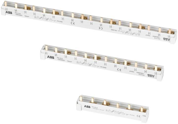 ABB 2CDL010011R1012 PS 1 / 12N S9 fazna šina 1-Ph., 12 pinova, 10qmm, N / plava, za S9 10 mm² 63 A