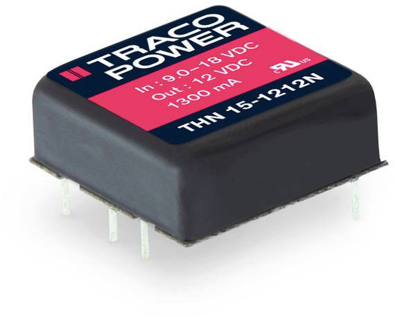 TracoPower THN 15-1221N DC/DC napajanje - ispravljač za štampanu ploču 1.5 A 15 W Broj izlaza: 2 x.